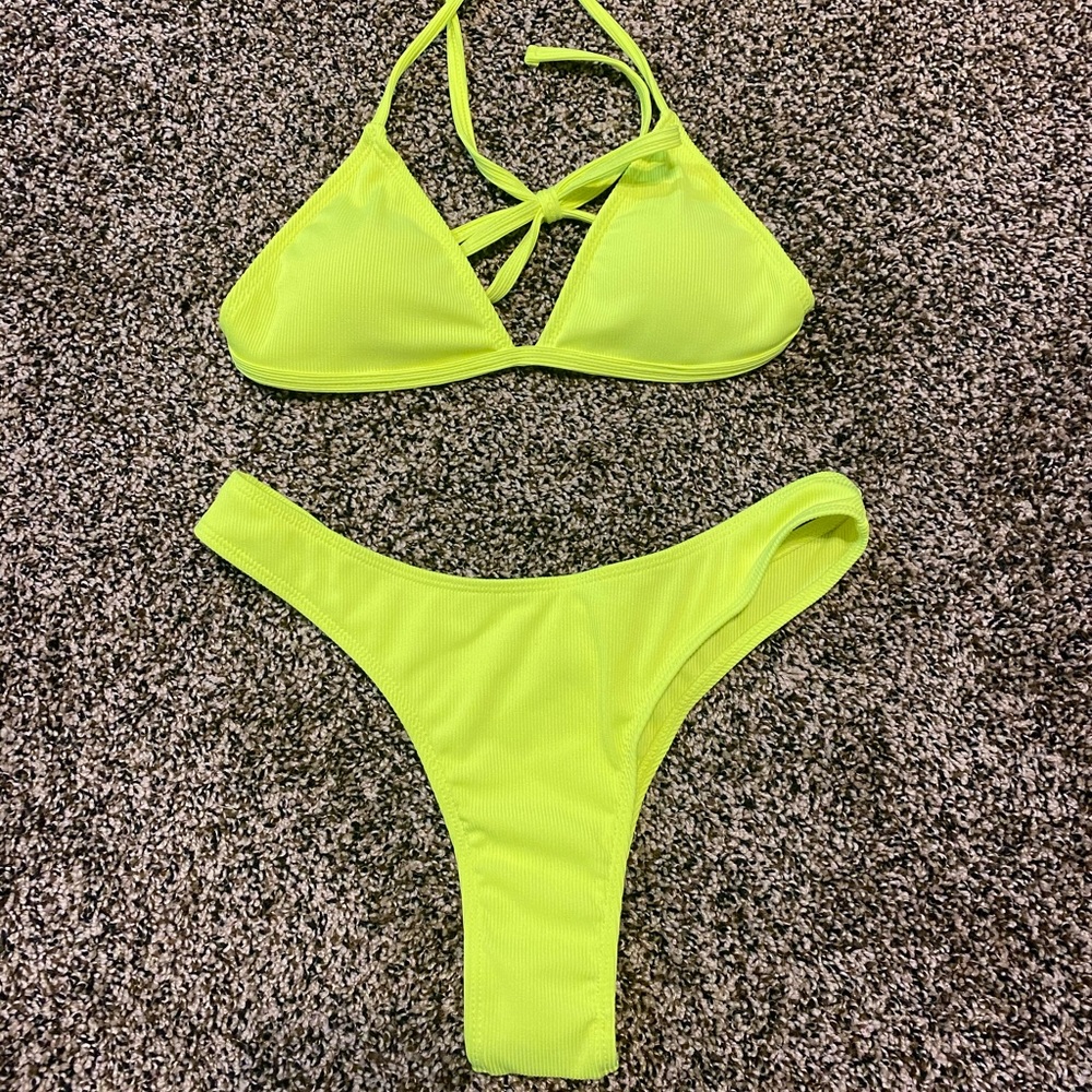 NEW Neon Yellow Bikini